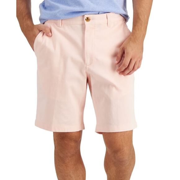 Club Room Men's Regular Fit 9" 4 Way Stretch Shorts Soft Shell Size 42 - Picture 1 of 6